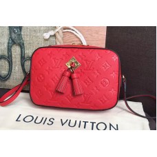 Louis Vuitton M44606 LV Saintonge Bags Monogram Empreinte Leather Red