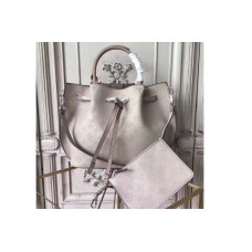 Louis Vuitton M54401 Girolata Mahina Leather Bags Grey