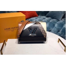 Louis Vuitton M53801 LV Twist MM Epi Leather Black/Tan