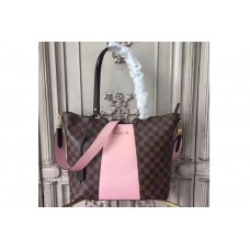Louis Vuitton N44023 Damier Ebene Canvas Jersey Bags Pink
