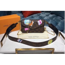 Louis Vuitton M61276 LV Monogram Canvas Pochette Felicie