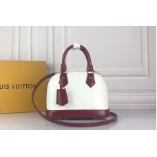 Louis Vuitton M40302 LV Alma PM Epi Leather White