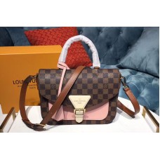Louis Vuitton N40147 LV Trendy Crossbody Damier Ebene Canvas Pink