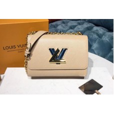 Louis Vuitton M53754 LV Twist MM Bags Epi Leather Galet