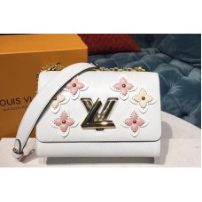 Louis Vuitton M53762 LV Twist MM Bags Epi Leather White