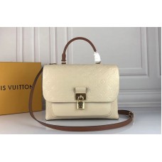 Louis Vuitton M44549 LV Marignan Bags Monogram Empreinte Leather Crème Caramel