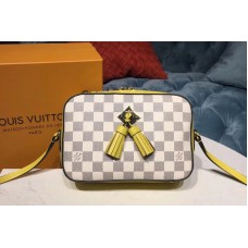Louis Vuitton N40154 LV Saintonge Bags Damier Azur Canvas Pineapple