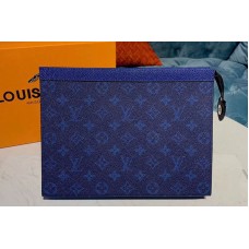 Louis Vuitton M61692 LV Pochette Voyage MM Bags Blue Monogram Canvas