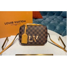 Louis Vuitton N40178 LV Santa Monica Bags Damier Ebene Canvas Safran Yellow