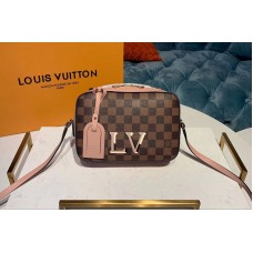 Louis Vuitton N40179 LV Santa Monica Bags Damier Ebene Canvas Pink