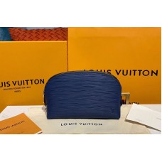 Louis Vuitton M40638 LV Cosmetic Pouch PM Bags Blue Epi Leather