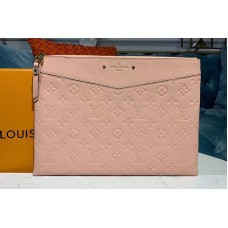 Louis Vuitton M62938 LV Daily Pouch Bags Rose Poudre Monogram Empreinte Leather