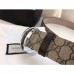 Gucci Beige/ebony GG Supreme Belt With G Buckle