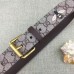 Gucci Bee Print GG Supreme Belt With Square Buckle