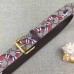 Gucci Kingsnake Print GG Supreme Belt With Square Buckle