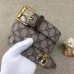Gucci Tiger Print GG Supreme Belt With Square Buckle