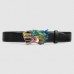 Gucci Camarel Leather Belt With Dragon Buckle