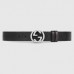 Gucci Black Reversible Gucci Signature Belt