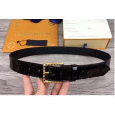 Louis Vuitton M0201U LV Daily LV 30mm Belt Monogram Vernis calf leather Gold Buckle