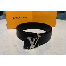 Louis Vuitton M0163U LV Mosaic 40mm Reversible Belt Black calf leather