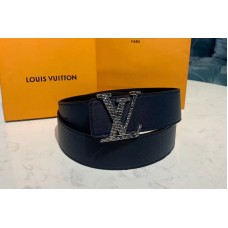 Louis Vuitton M0163U LV Mosaic 40mm Reversible Belt Blue calf leather