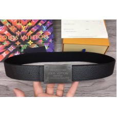 Louis Vuitton M9234 LV Neo Inventeur Reversible 40mm Belts Black Taurillon Leather Black Buckle