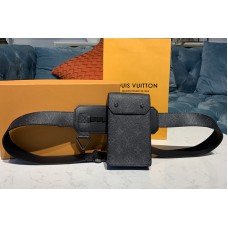 Louis Vuitton M0235V LV Utility 35mm belt in Monogram Eclipse canvas