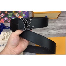 Louis Vuitton M0226V LV Optic 40mm reversible belt in Black Calf Leather With Black Buckle
