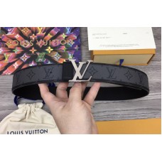 Louis Vuitton M0286V LV Initiales 40mm Reversible belt in Monogram Eclipse Canvas