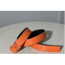 Louis Vuitton M9229 LV initiales 40mm Epi Leather Belts in Orange Epi