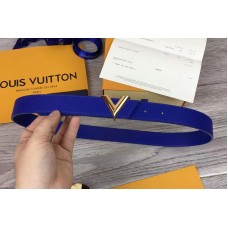Louis Vuitton M9364 LV Twist 30mm  Womens Leather Belts Blue
