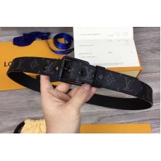 Louis Vuitton M0043T Voyager 35mm belt Monogram eclipse Canvas