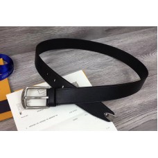 Louis Vuitton M9081 LV 35mm belt Black