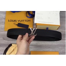 Louis Vuitton M9911S LV Pyramide 40MM Calf Leather Belts Silver/Gold Buckle
