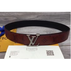 Louis Vuitton M9913S LV Pyramide 40mm Reversible Belts Burgundy