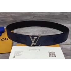 Louis Vuitton M9914S LV Pyramide 40mm Reversible Belts Navy Blue