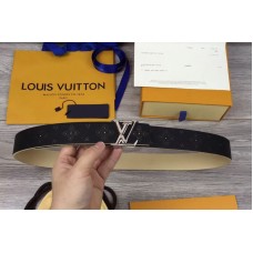 Louis Vuitton M0008U LV Iconic 35MM Taurillon Leather Belts Silver Buckle
