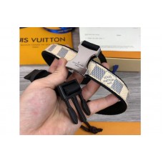 Louis Vuitton M0016S LV On The Go 30mm Damier Azur Canvas Womens Belts