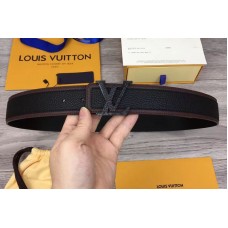 Louis Vuitton M0030 LV Covered 40mm Belt Taurillon Leather Black