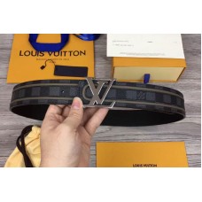 Louis Vuitton M0051U LV Initiales 40mm Belts Damier Graphite Canvas Grey