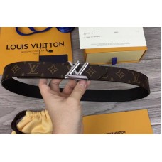 Louis Vuitton M9935U LV Circle 35mm Reversible Belts Epi Leather and Monogram Canvas Black