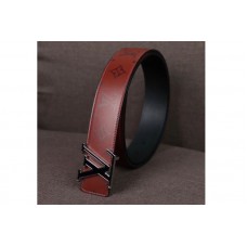 Louis Vuitton M0033Q LV Pyramide 40mm Calf Leather Belt Chocolat