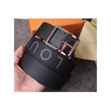 Louis Vuitton M0126 LV Reversible Belt Taurillon leather Black