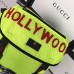 Gucci Techpack Backpack Bag 429037 Embroidered Hollywood and UFO Fluorescent Green 2017