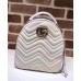 Gucci GG Marmont Quilted Leather Backpack 476671 White 2017