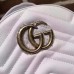 Gucci GG Marmont Quilted Leather Backpack 476671 White 2017