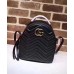 Gucci GG Marmont Quilted Leather Backpack 476671 Black 2017