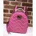 Gucci GG Marmont Quilted Leather Backpack 476671 Pink 2017