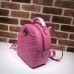 Gucci GG Marmont Quilted Leather Backpack 476671 Pink 2017