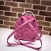 Gucci GG Marmont Quilted Leather Backpack 476671 Pink 2017